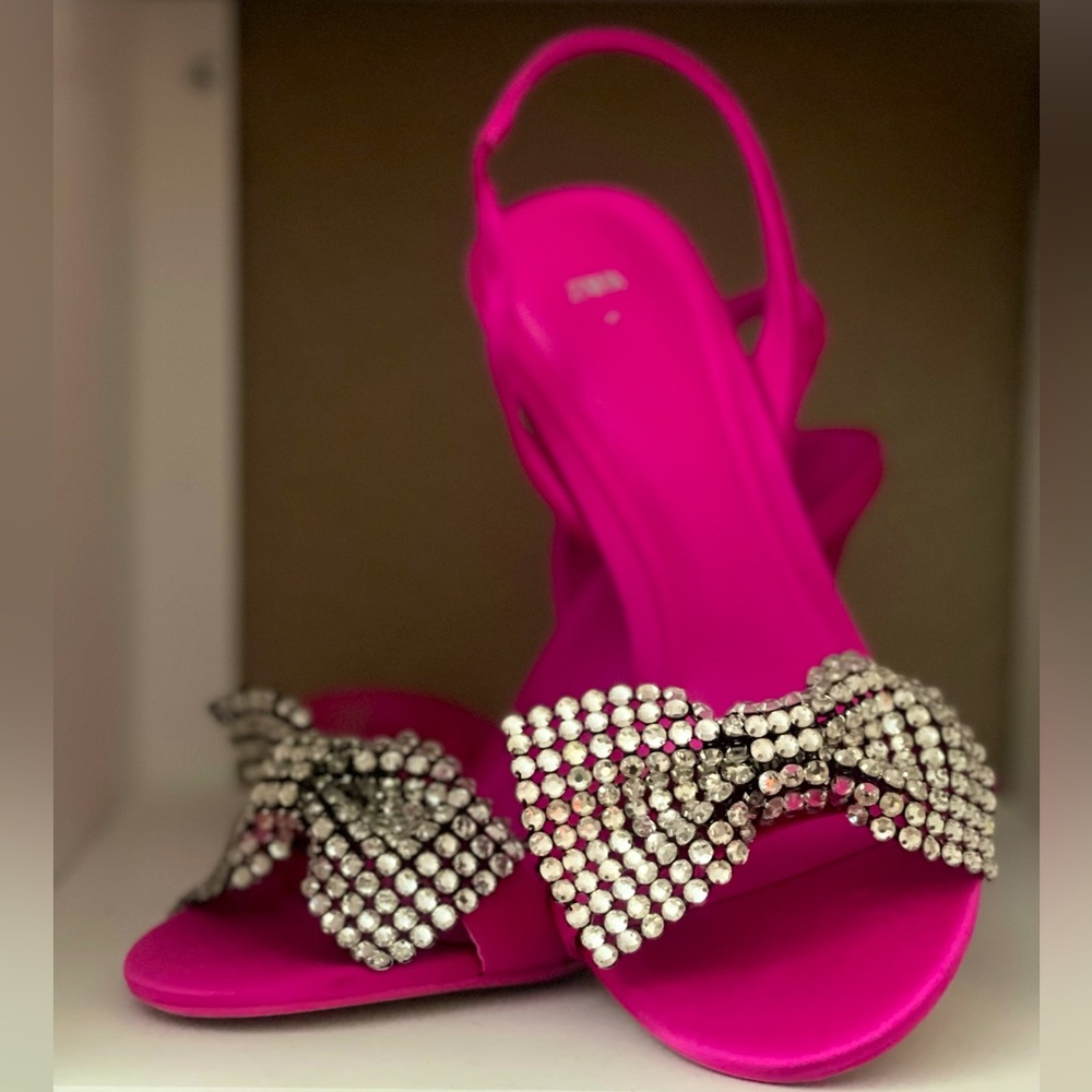 Bedazzled Sling Backs by Zara